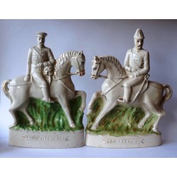 Staffordshire Pottery Pair Kitchener and French