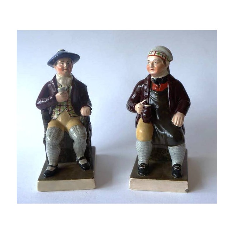 Staffordshire Pottery Tam O'Shanter and Souter Johnnie