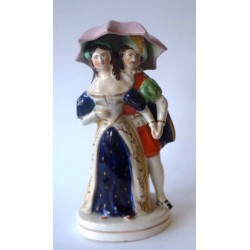 Staffordshire Pottery Courting Couple