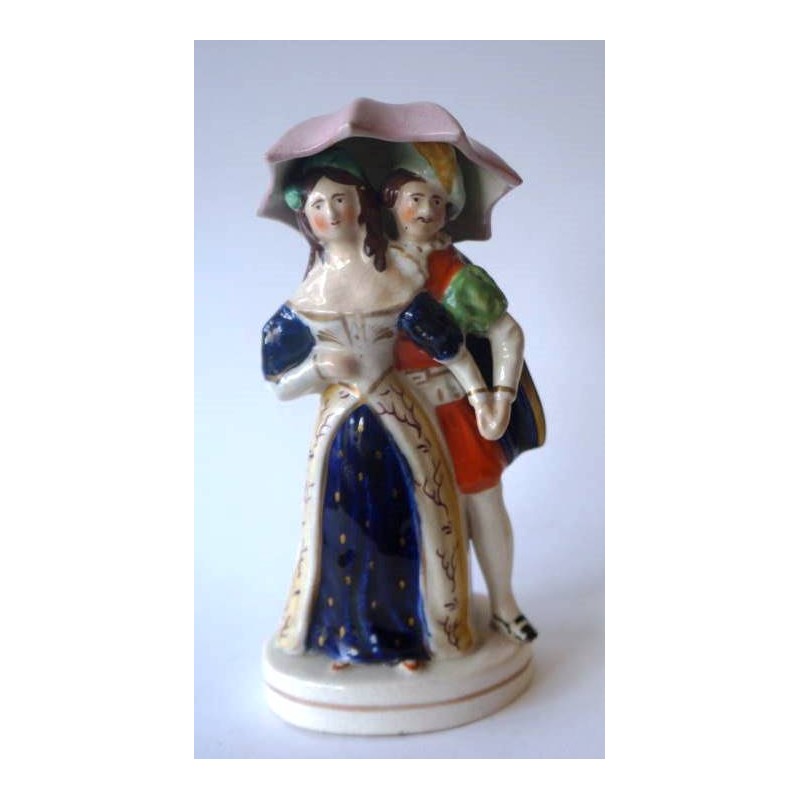 Staffordshire Pottery Courting Couple