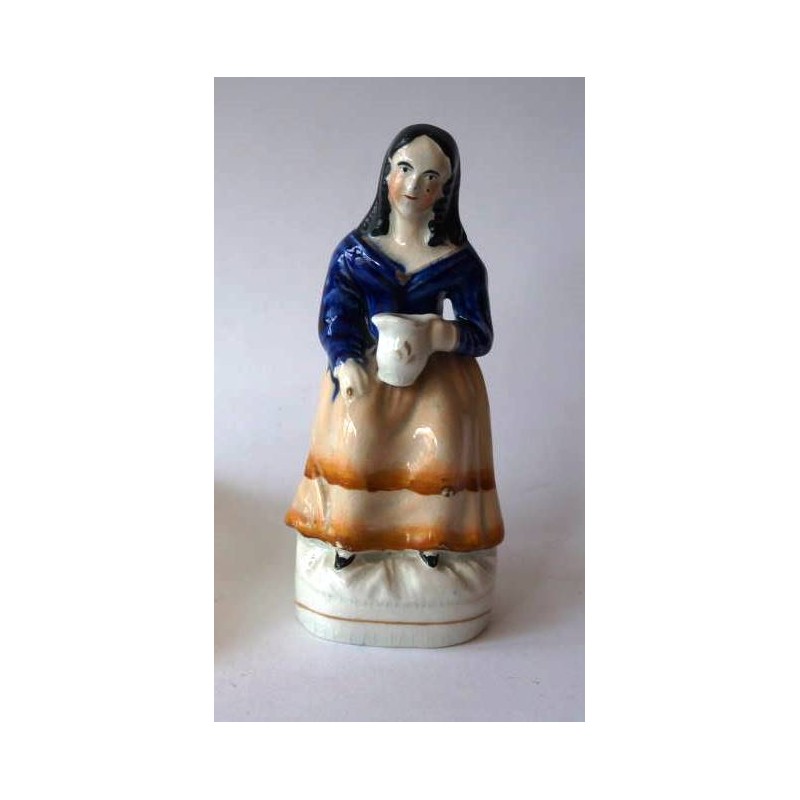 Staffordshire Pottery Woman with jug
