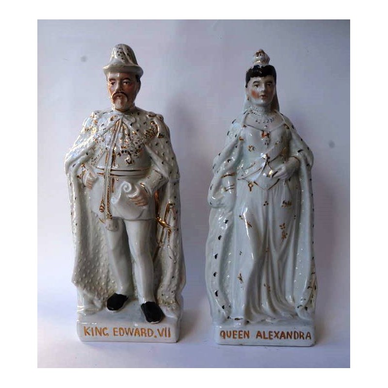 Staffordshire Pottery Edward VII and Queen Alexandra