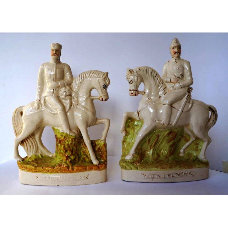 Staffordshire Pottery Sir Redvers Buller and Major General Sir John French