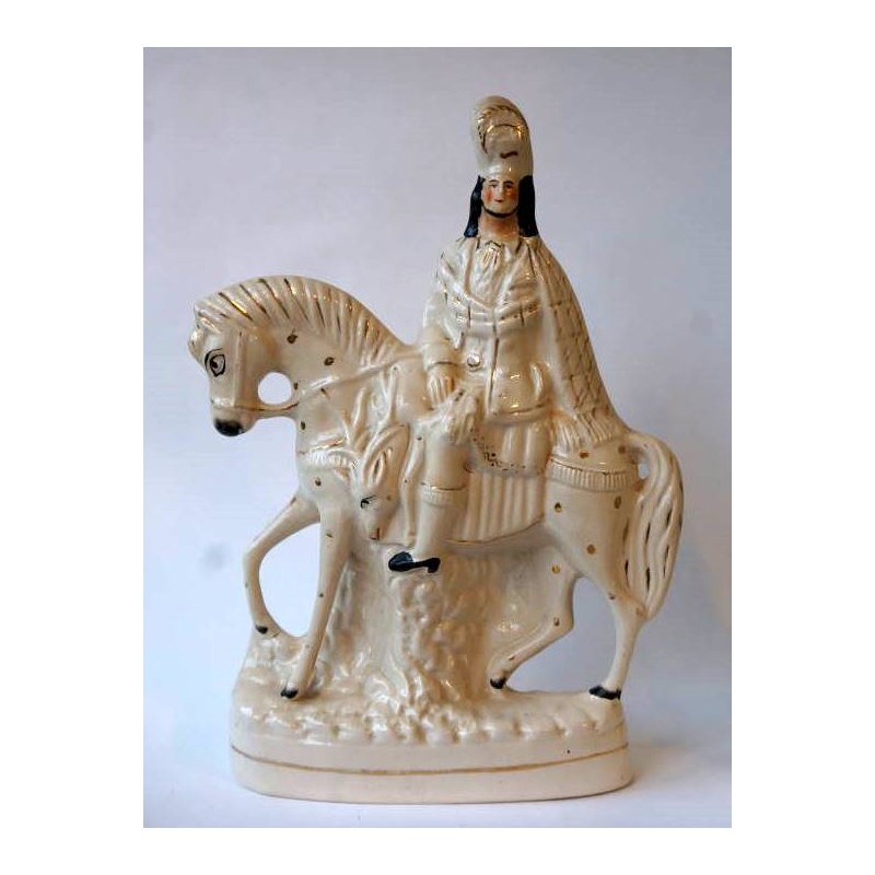 Staffordshire Pottery Equestrian Highlander