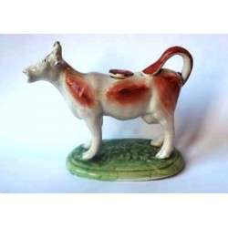 Staffordshire Pottery Cow Creamer