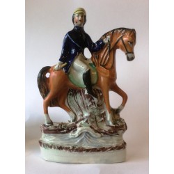 Staffordshire Pottery Equestrian Huntsman