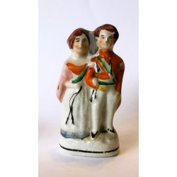 Staffordshire Pottery Minature Couple