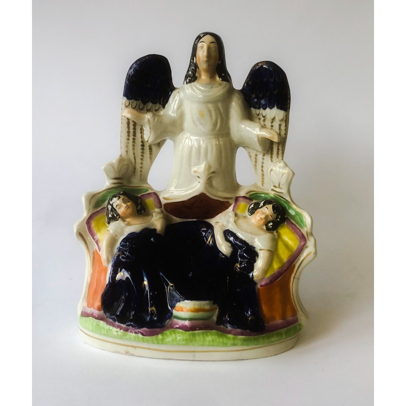 Staffordshire Pottery Guardian Angel