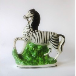 Staffordshire Pottery Zebra