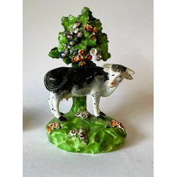 Staffordshire Pottery Black cow