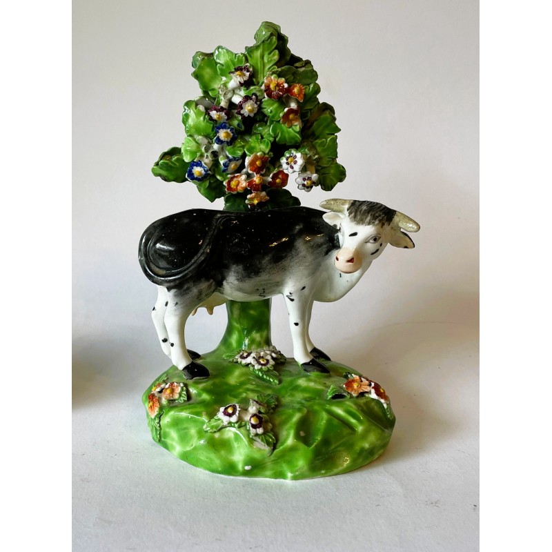 Staffordshire Pottery Black cow