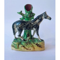 Staffordshire Pottery Pony Spillvase