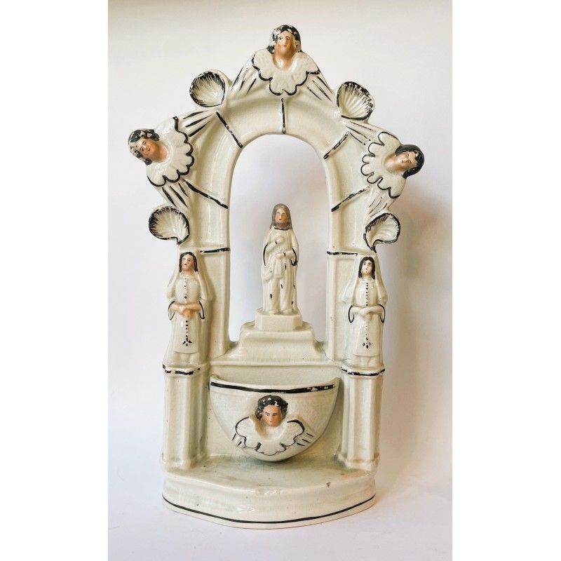 Staffordshire Pottery Holy Water Stoup