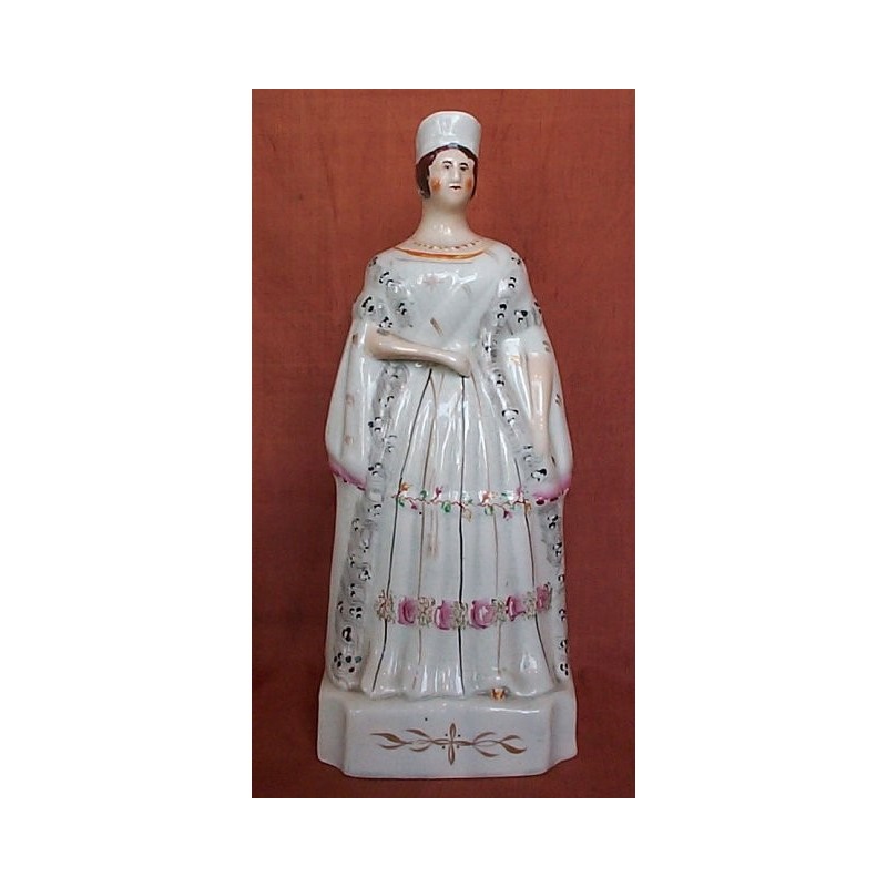 Staffordshire figure of Victoria Standing