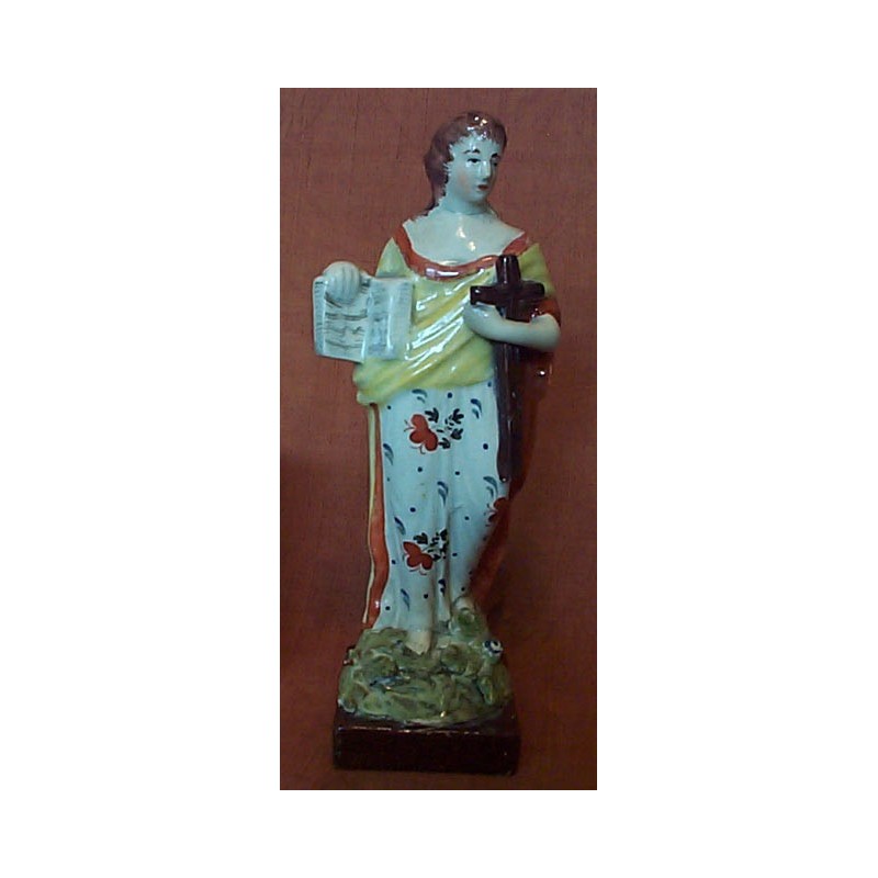 Staffordshire figure of Faith