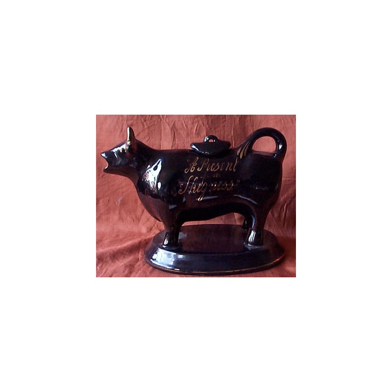 Staffordshire Pottery Cow Creamer