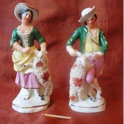 Pair Shepherd and Shepherdess