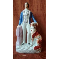 Staffordshire figure of Prince of Wales