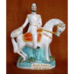 Staffordshire figure of Marshal Arnaud