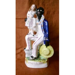 Staffordshire figure of Uncle Tom