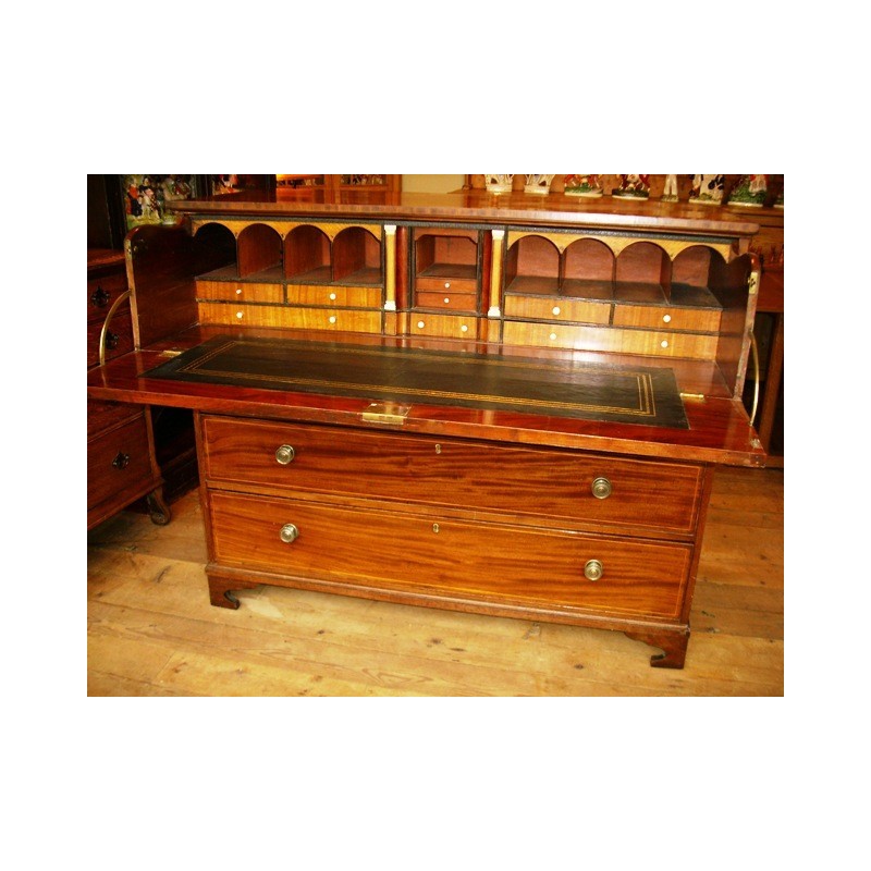 Mahogony secretaire chest