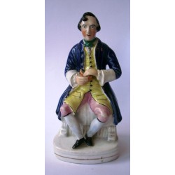 Staffordshire figure of Robert Burns