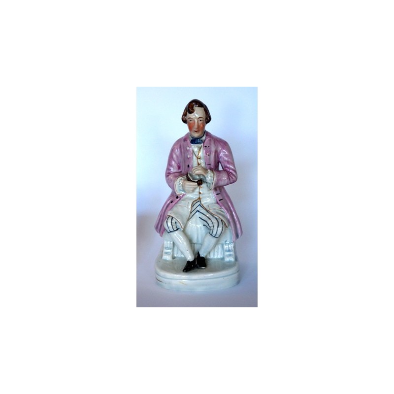 Staffordshire figure of Robert Burns