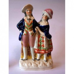 Staffordshire Pottery Couple
