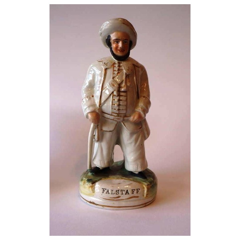 Staffordshire figure of Falstaff