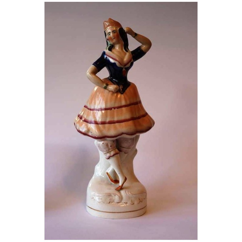 Staffordshire figure of a Ballet dancer
