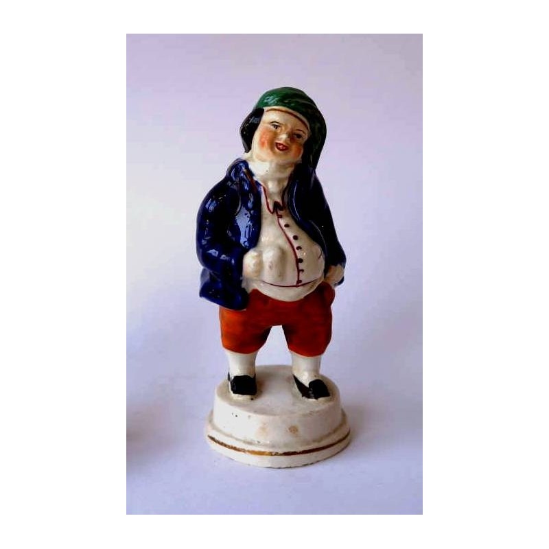 Staffordshire Pottery portly figure