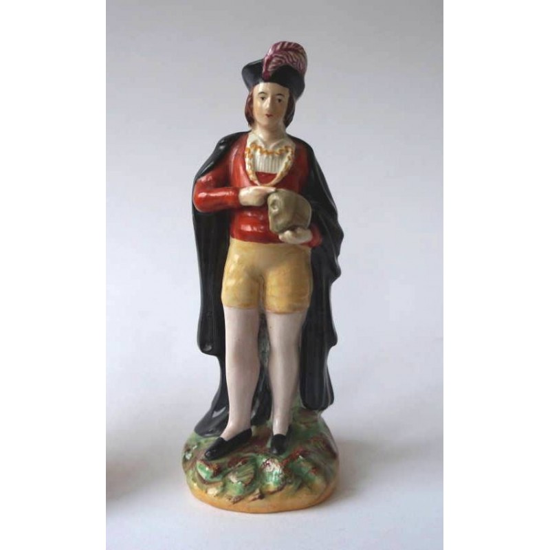 Staffordshire figure of Hamlet