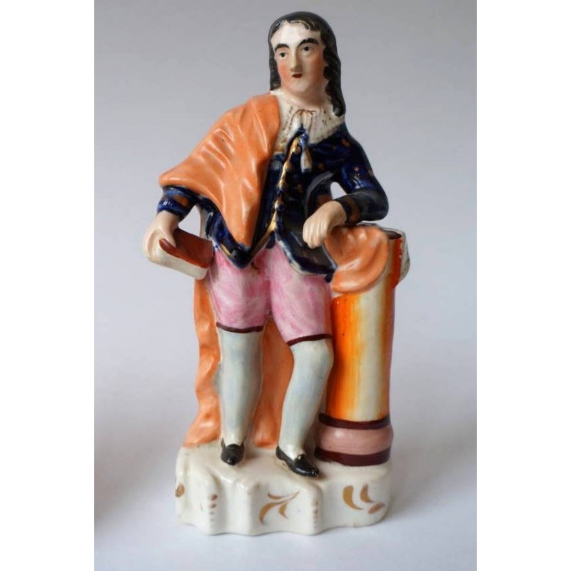 Staffordshire figure of Milton