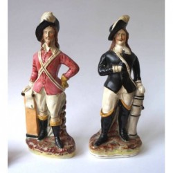 Charles I and Oliver Cromwell