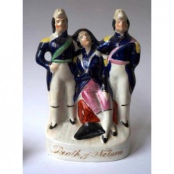 Staffordshire figure of Death of Nelson