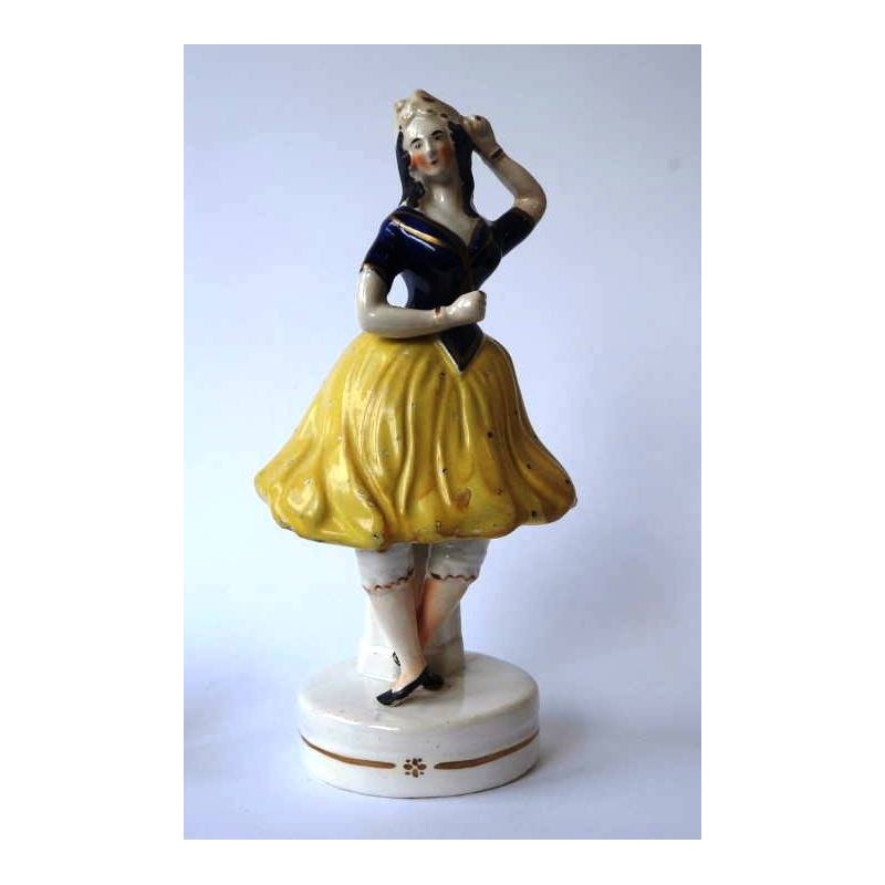 Staffordshire figure of a Female Dancer