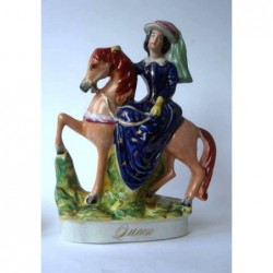 Staffordshire figure of Queen