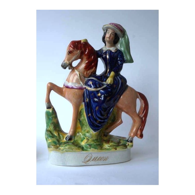 Staffordshire figure of Queen