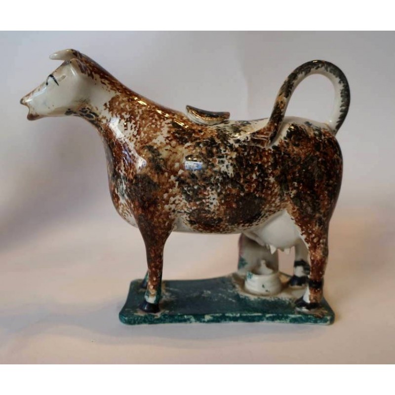 Staffordshire Pottery Cow creamer