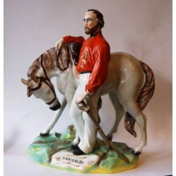 Staffordshire figure of Garibaldi, large