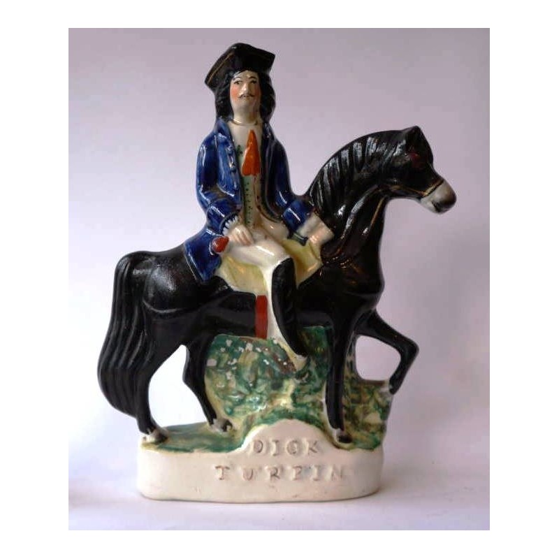 Staffordshire figure of Dick Turpin