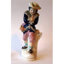 Fine figure of Staffordshire Pottery Ice Skater