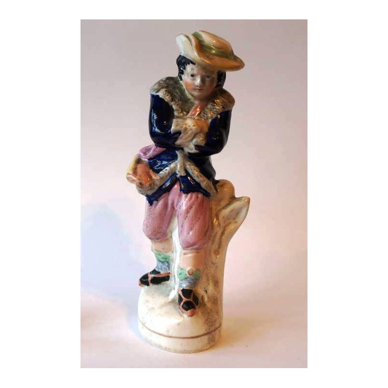 Fine figure of Staffordshire Pottery Ice Skater