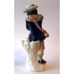 Fine figure of Staffordshire Pottery Ice Skater