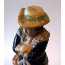 Fine figure of Staffordshire Pottery Ice Skater