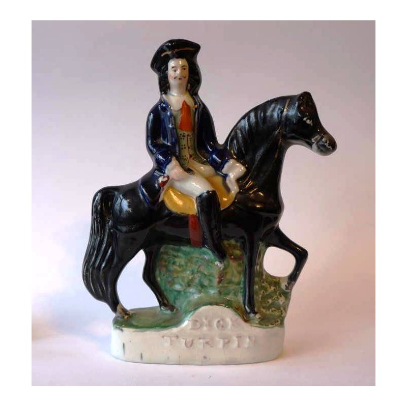 Staffordshire figure of Dick Turpin